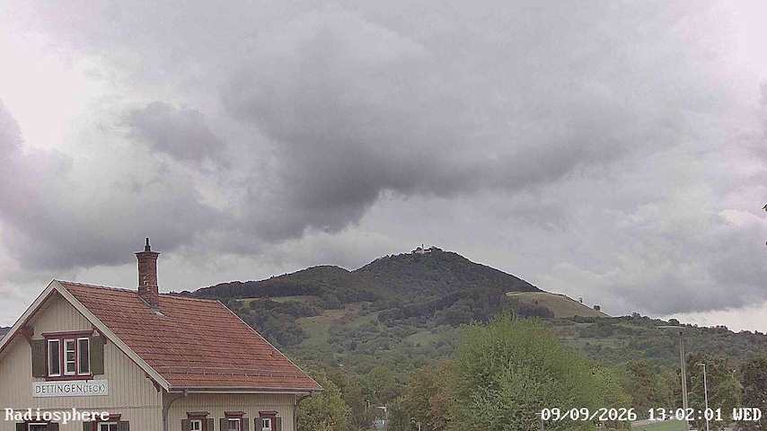 Live camera feed from RADiOSPHERE-BURG TECK in Burg Teck in Owen