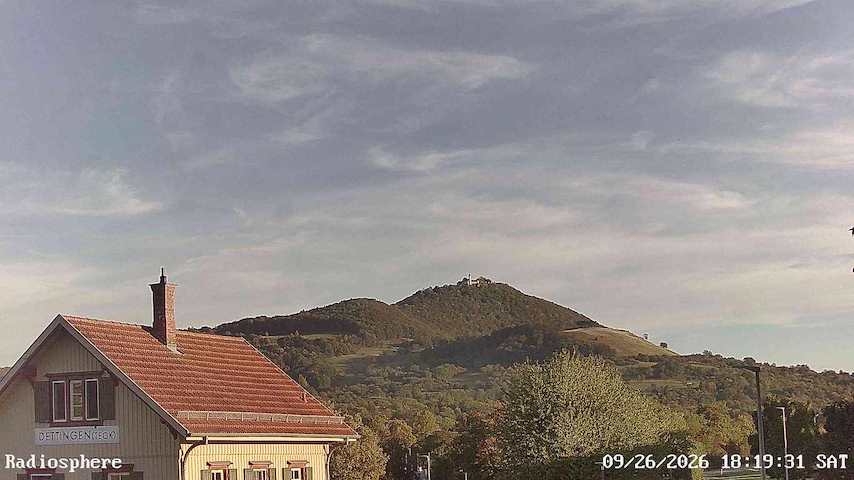 Live camera feed from RADiOSPHERE-BURG TECK in Burg Teck in Owen