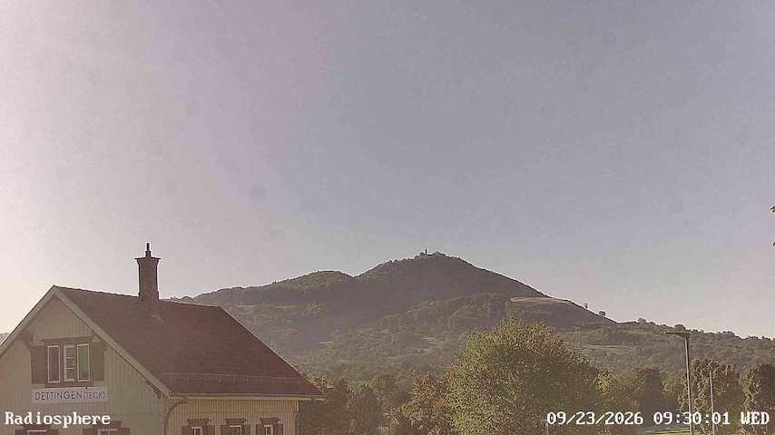 Live camera feed from RADiOSPHERE-BURG TECK in Burg Teck in Owen