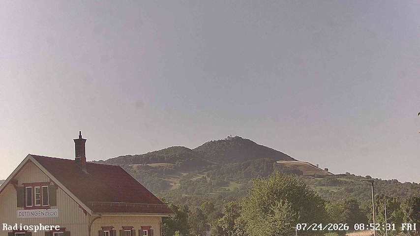 Live camera feed from RADiOSPHERE-BURG TECK in Burg Teck in Owen
