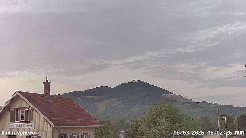 Live camera feed from RADiOSPHERE-BURG TECK in Burg Teck in Owen