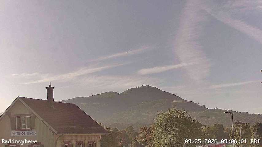 Live camera feed from RADiOSPHERE-BURG TECK in Burg Teck in Owen