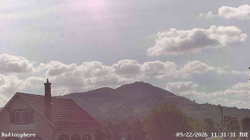 Live camera feed from RADiOSPHERE-BURG TECK in Burg Teck in Owen