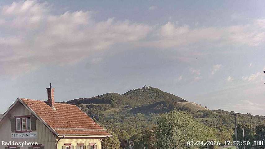 Live camera feed from RADiOSPHERE-BURG TECK in Burg Teck in Owen