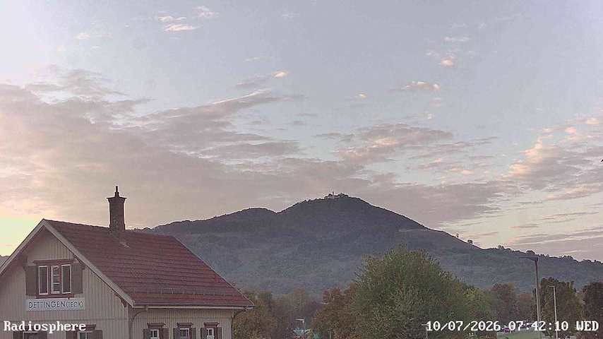 Live camera feed from RADiOSPHERE-BURG TECK in Burg Teck in Owen