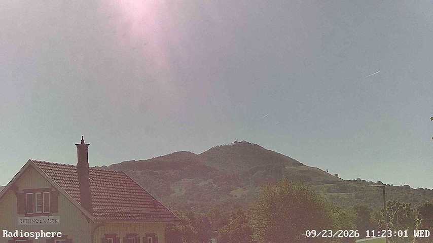 Live camera feed from RADiOSPHERE-BURG TECK in Burg Teck in Owen