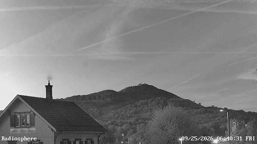 Live camera feed from RADiOSPHERE-BURG TECK in Burg Teck in Owen