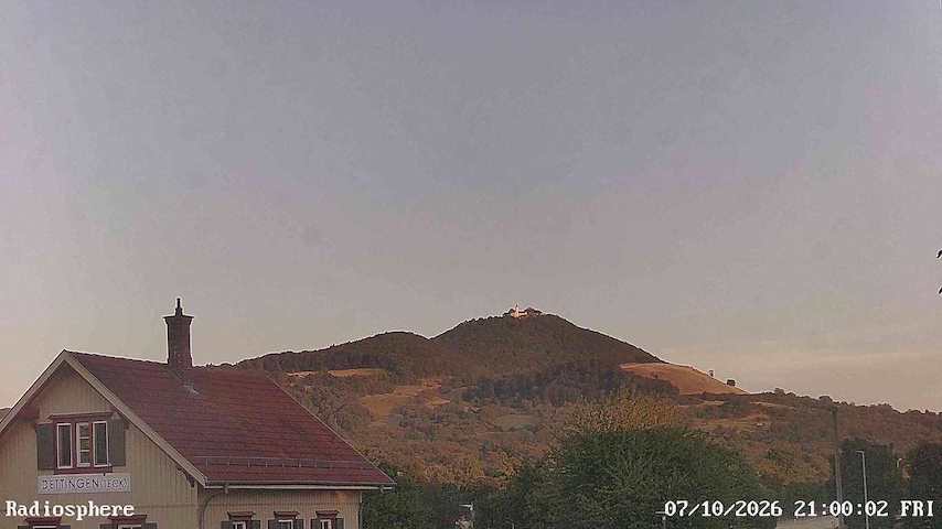 Live camera feed from RADiOSPHERE-BURG TECK in Burg Teck in Owen