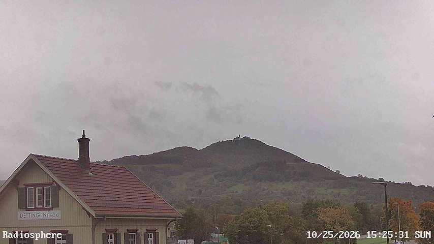Live camera feed from RADiOSPHERE-BURG TECK in Burg Teck in Owen