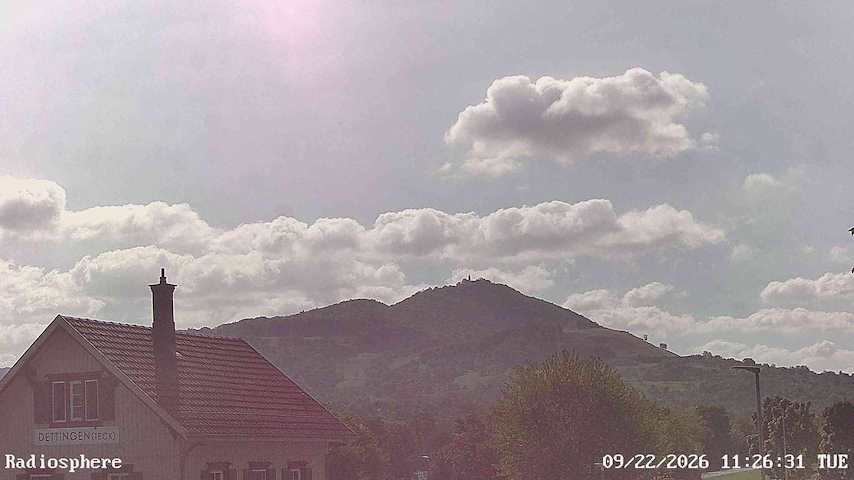 Live camera feed from RADiOSPHERE-BURG TECK in Burg Teck in Owen