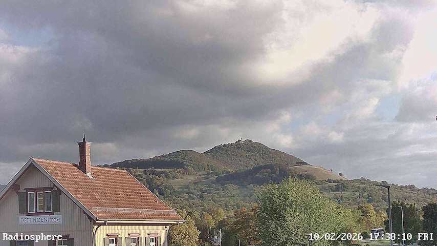 Live camera feed from RADiOSPHERE-BURG TECK in Burg Teck in Owen