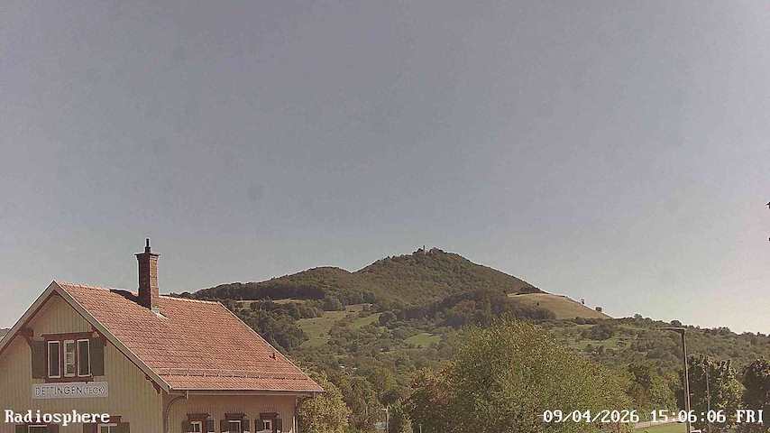 Live camera feed from RADiOSPHERE-BURG TECK in Burg Teck in Owen