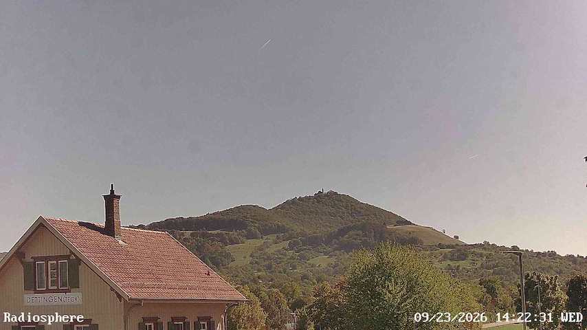 Live camera feed from RADiOSPHERE-BURG TECK in Burg Teck in Owen