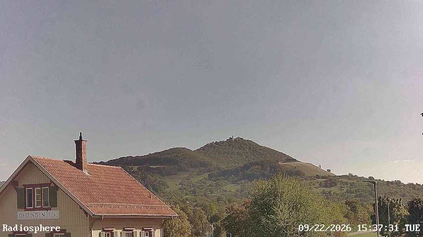 Live camera feed from RADiOSPHERE-BURG TECK in Burg Teck in Owen