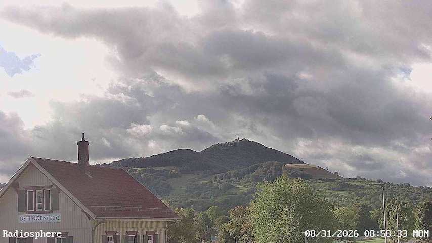 Live camera feed from RADiOSPHERE-BURG TECK in Burg Teck in Owen