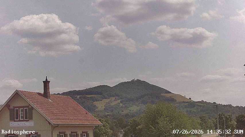 Live camera feed from RADiOSPHERE-BURG TECK in Burg Teck in Owen