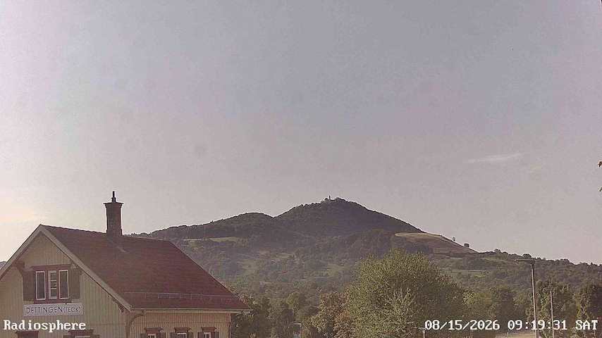 Live camera feed from RADiOSPHERE-BURG TECK in Burg Teck in Owen