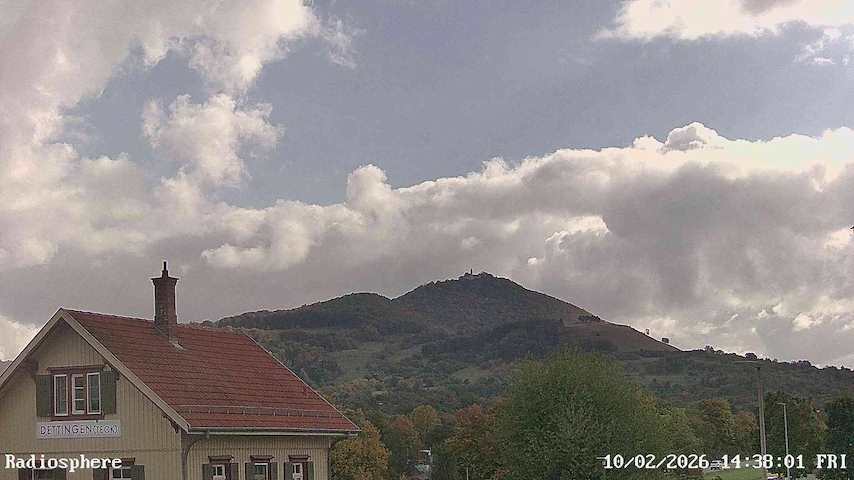 Live camera feed from RADiOSPHERE-BURG TECK in Burg Teck in Owen