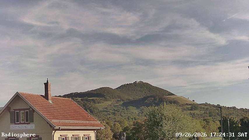 Live camera feed from RADiOSPHERE-BURG TECK in Burg Teck in Owen