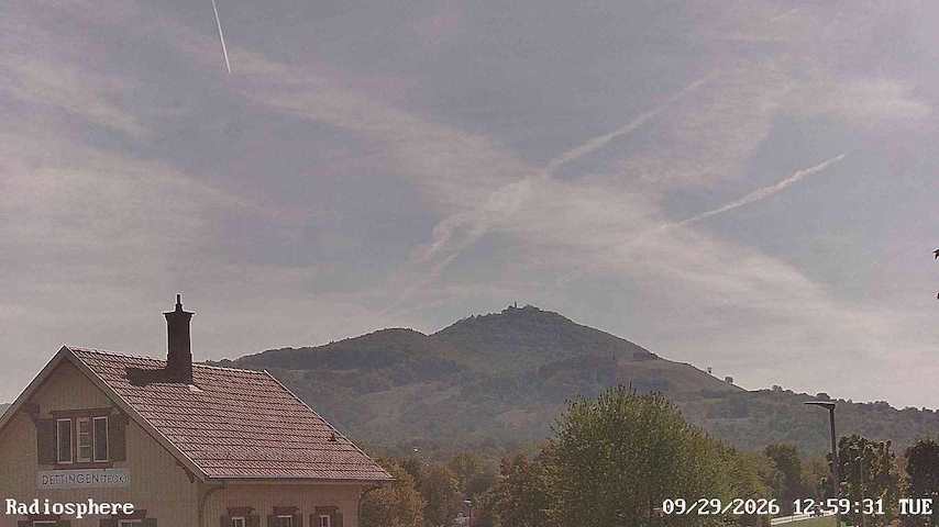 Live camera feed from RADiOSPHERE-BURG TECK in Burg Teck in Owen