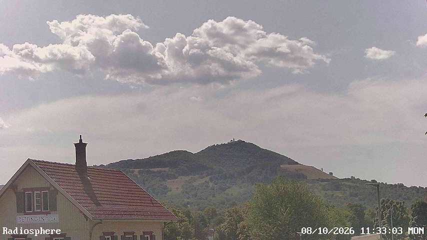 Live camera feed from RADiOSPHERE-BURG TECK in Burg Teck in Owen
