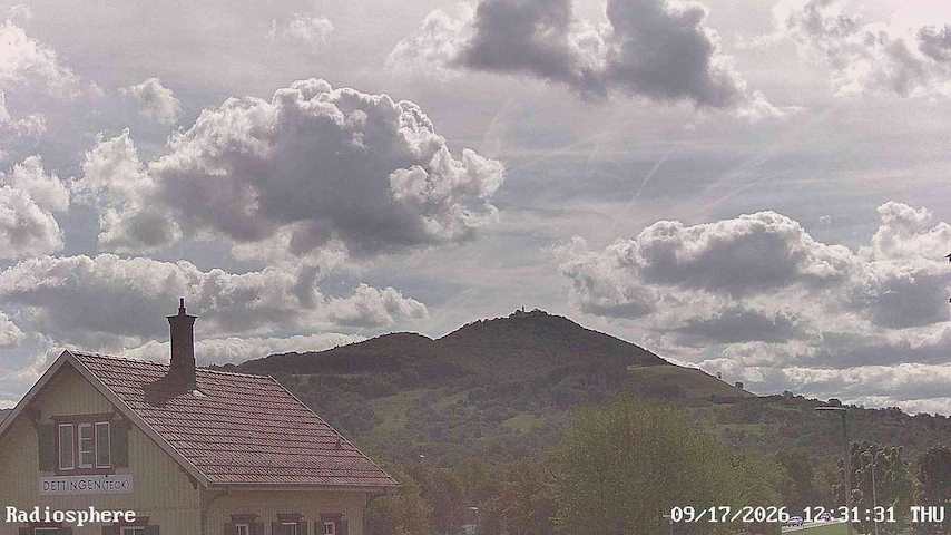 Live camera feed from RADiOSPHERE-BURG TECK in Burg Teck in Owen