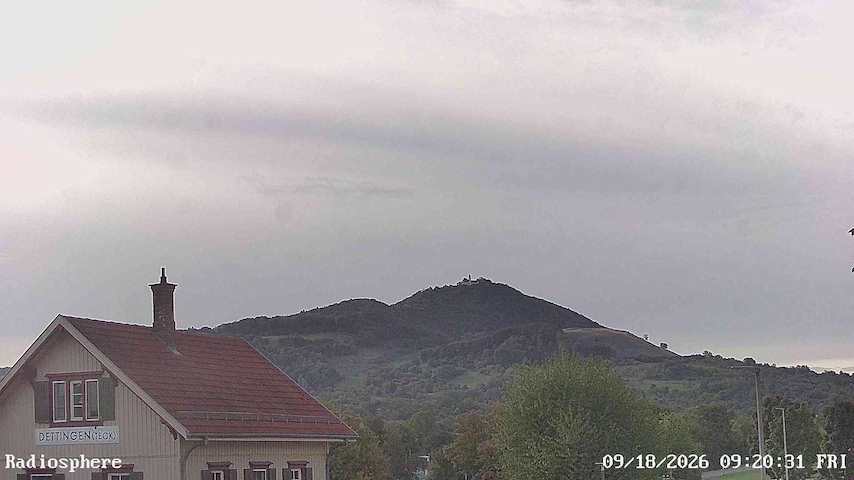 Live camera feed from RADiOSPHERE-BURG TECK in Burg Teck in Owen