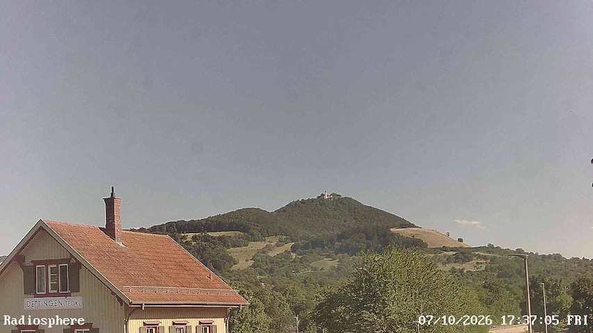 Live camera feed from RADiOSPHERE-BURG TECK in Burg Teck in Owen