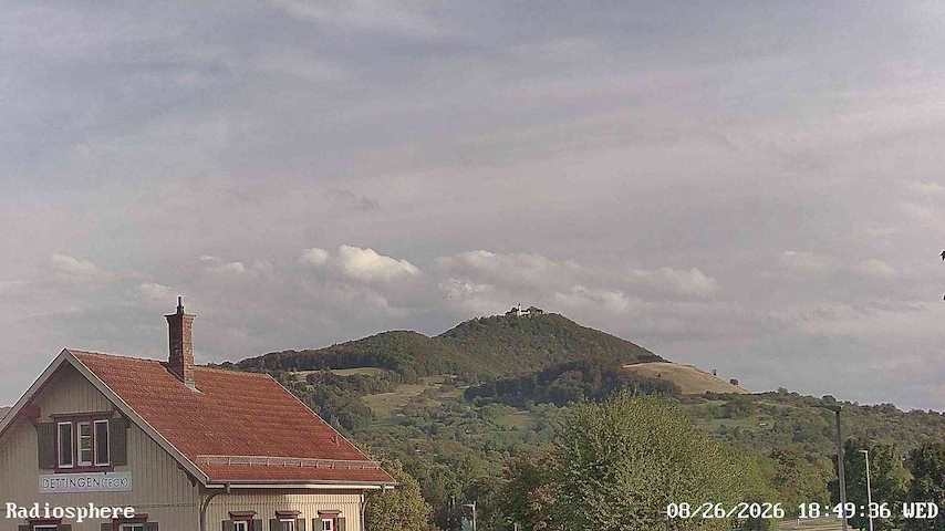 Live camera feed from RADiOSPHERE-BURG TECK in Burg Teck in Owen