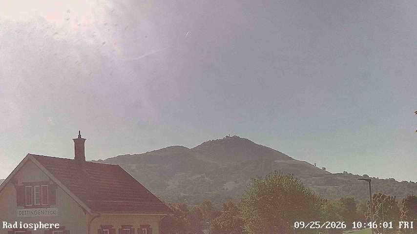 Live camera feed from RADiOSPHERE-BURG TECK in Burg Teck in Owen