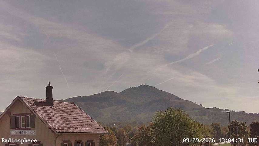 Live camera feed from RADiOSPHERE-BURG TECK in Burg Teck in Owen