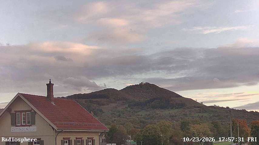 Live camera feed from RADiOSPHERE-BURG TECK in Burg Teck in Owen