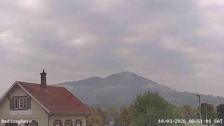 Live camera feed from RADiOSPHERE-BURG TECK in Burg Teck in Owen
