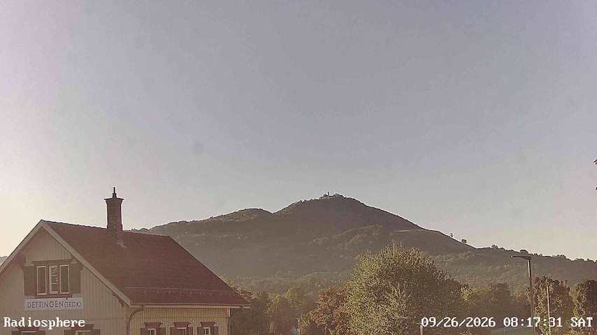 Live camera feed from RADiOSPHERE-BURG TECK in Burg Teck in Owen
