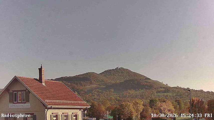 Live camera feed from RADiOSPHERE-BURG TECK in Burg Teck in Owen
