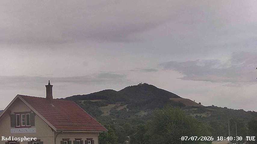 Live camera feed from RADiOSPHERE-BURG TECK in Burg Teck in Owen