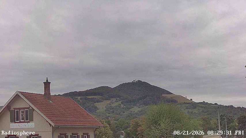 Tiesioginis kameros kanalas iš RADiOSPHERE-BURG TECK Burg Teck in Owen