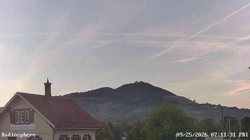 Live camera feed from RADiOSPHERE-BURG TECK in Burg Teck in Owen