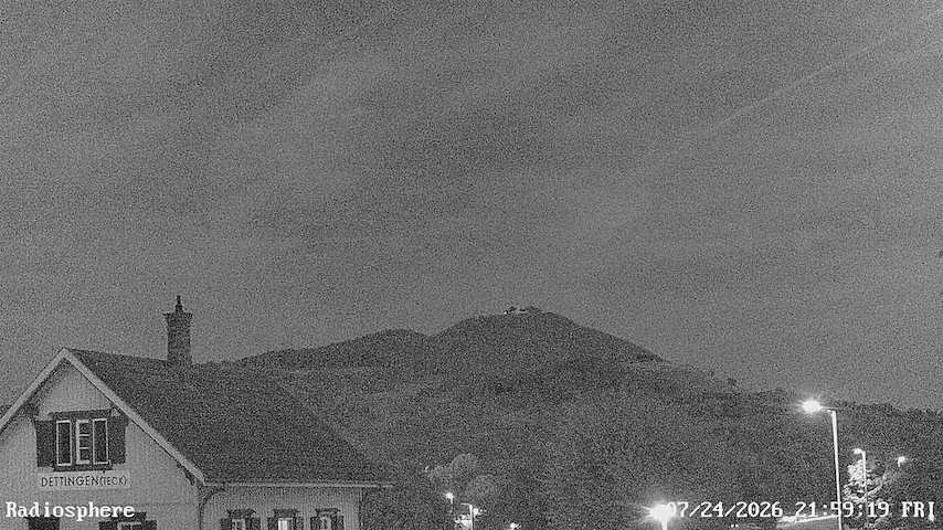 Live camera feed from RADiOSPHERE-BURG TECK in Burg Teck in Owen