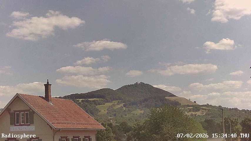 Live camera feed from RADiOSPHERE-BURG TECK in Burg Teck in Owen