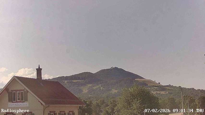 Live camera feed from RADiOSPHERE-BURG TECK in Burg Teck in Owen