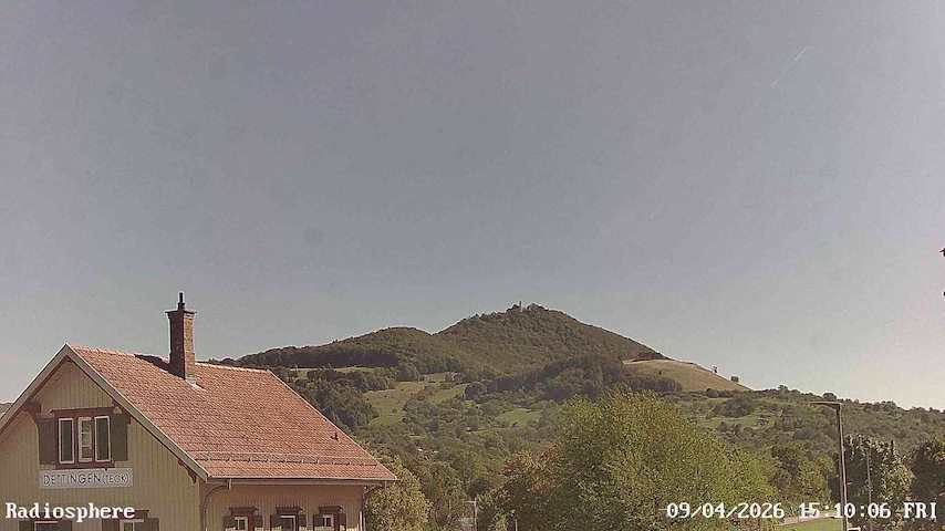 Live camera feed from RADiOSPHERE-BURG TECK in Burg Teck in Owen