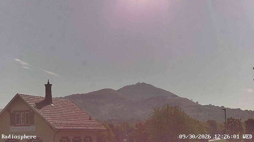 Live camera feed from RADiOSPHERE-BURG TECK in Burg Teck in Owen