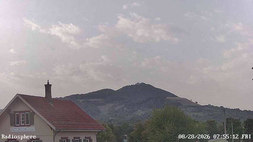 Live camera feed from RADiOSPHERE-BURG TECK in Burg Teck in Owen