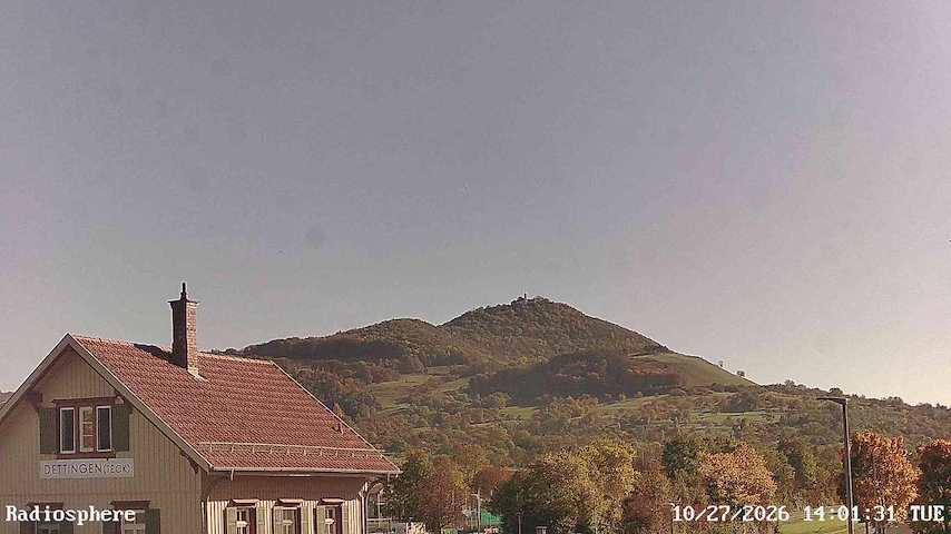 Live camera feed from RADiOSPHERE-BURG TECK in Burg Teck in Owen