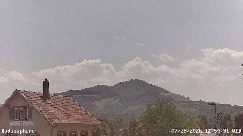 Live camera feed from RADiOSPHERE-BURG TECK in Burg Teck in Owen