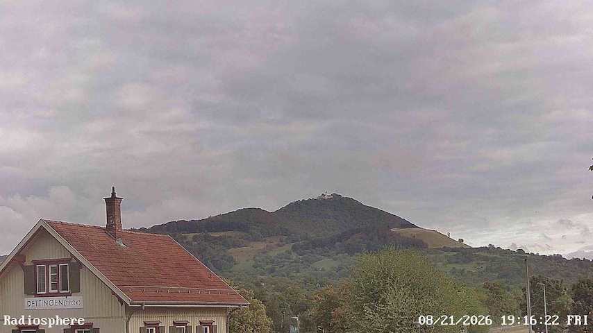 Live camera feed from RADiOSPHERE-BURG TECK in Burg Teck in Owen
