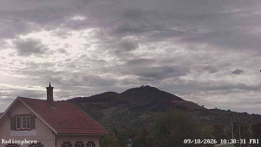 Live camera feed from RADiOSPHERE-BURG TECK in Burg Teck in Owen
