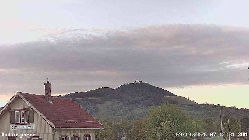 Live camera feed from RADiOSPHERE-BURG TECK in Burg Teck in Owen