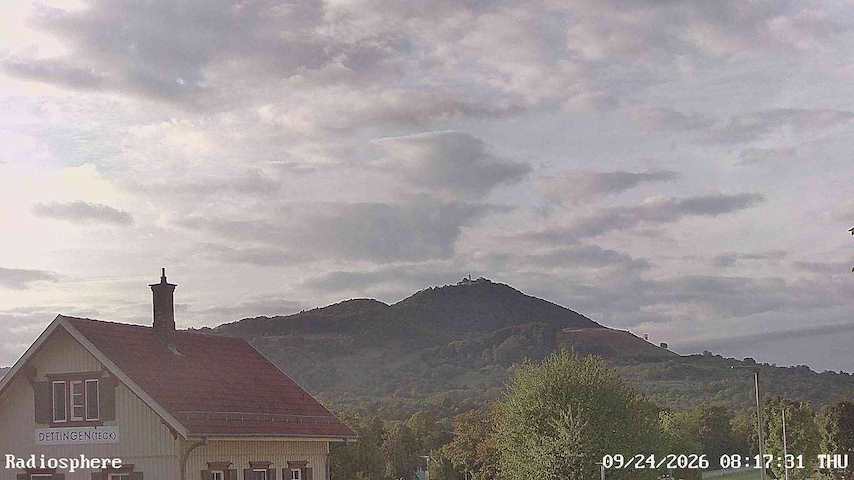 Live camera feed from RADiOSPHERE-BURG TECK in Burg Teck in Owen